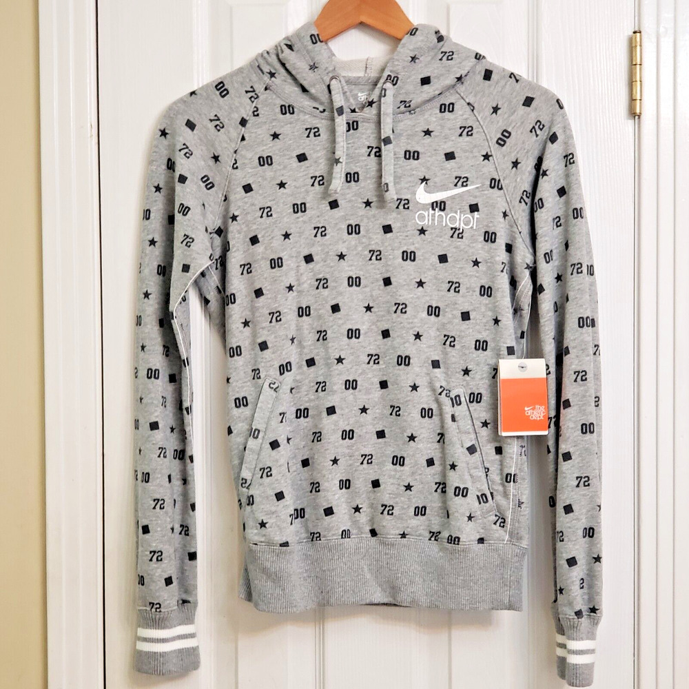 NWT Womens Nike The Athletic Dept Hoodie Sweatshirt Y2K Size Small(4-6)